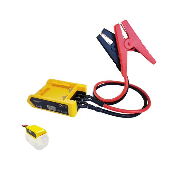 Portable Car Jump Start Booster Cables Compatible with DeWalt Tool Battery 8AWG 2.02FT