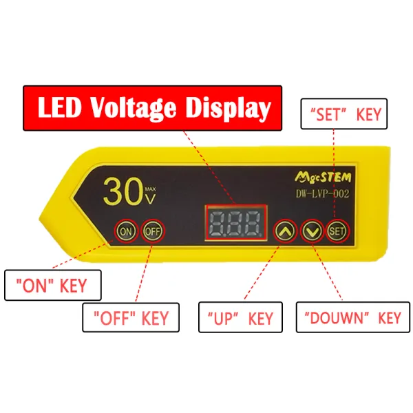MgcSTEM LVP-30V DeWalt Battery Adapter